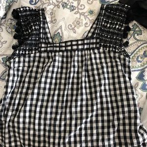 Adorable j crew gingham top